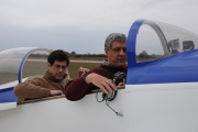<h5>My older son, Miguel Angel, is finally flying the RV</h5>