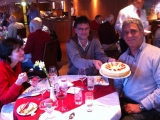 <h5>The Earthrounders Convention</h5><p>Matevz and his wife, at last Earthrounders meeting. Matevz is not only a good pilot, nice person, but also a very good photographer, biologist and mountains climber. Only problem is that he is always pulling my legs!</p>